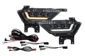 Ford F-150 Fog Lights - Diode Dynamics - Elite Series with Triple LED projectors - Selectable-color (White and Amber) - `21-`23